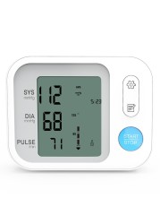 BOXYM Medical Digital LCD Wrist Blood Pressure Monitor Automatic Sphygmomanometer Tonometer Wrist Sphygmomanometer Meter