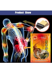 8pcs/bag New Tiger Balm Arthritis Pain Patch Body Relaxation Herbal Plaster Muscle Neck Sprain Joint Pain Relieving Sticker H083