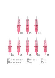 20pcs Tattoo Cartridge Needles Round Liner #06 Diameter 0.18mm Disposable Needles For Tattoo Machine 1RL 3RL 5RL 7RL