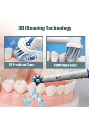 Oral-B Electric Toothbrush 9000 Deep Clean Electric Toothbrush Bluetooth Smart 3D Technology Sonic Toothbrush 6 Mode Rechargeable