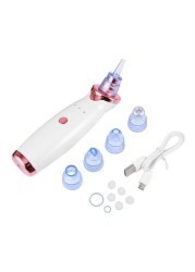 Face Blackhead Remover Electric Pore Cleaner Face Nose Cleaner Deep T Area Pore Acne Pimple Removal Vacuum Suction