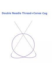 1pc high quality double needle with pdo cog 4D molding cones face lift threading for V-line lifting pdo threading face lift