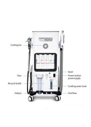 متعددة الوظائف 7 في 1 درمابراسيون هيدرا المياه الأكسجين آلة البخاخ تنظيف الوجه تجديد الجلد شد الوجه رفع