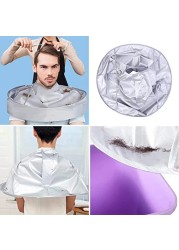 60cm Waterproof Hair Cutting Cloak Cape Salon Barber Hairdressing Cover Hair Collector Cloth Wrap Foldable Haircut Apron Hair