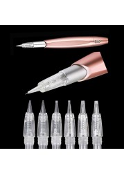 50pcs Microblading Needles Tattoo Needle Cartridge For Charmant Permanent Makeup Pen Machine V7 Charme Princesse Tattoo Machine