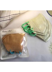 Disposable Aldult 3D Color Beauty Facemask Light Breathable 3D 3 Layer Mascarillas With Ear Straps With Meltblown