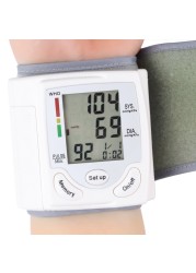 Wrist digital automatic sphygmomanometer, blood pressure monitor, heart rate, tonometer, sphygmomanometer