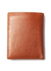 Genuine leather men's leather wallet, men's genuine leather wallet, delicate embossed horse design, foldable card holder