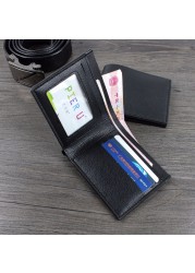 Men Gift for Bank Cards Clutch Male Small Wallet 3 Clips Magnet Wallet Men Luxury Brand Coin Holder Men Small Bag Money Clip