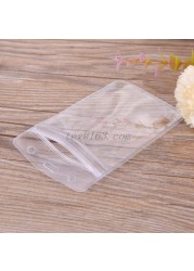 5pcs Unisex Popular Transparent Clear PVC Plastic Badge Work Exhibition ID Name Card Holders Waterproof