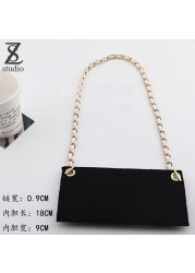 Xiaoxiang long wallet convertible metal chain with bag shoulder bag inner bag size length 18 width 9cm