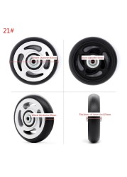 1PC Luggage Plastic Swivel Wheels Rotation Suitcase Replacement Wheels