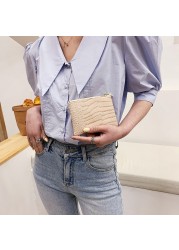 Women Wallet Trend 2021 Cheap Soft PU Leather Snakeskin Pattern Exquisite Coin Wallet Lady Vintage Zipper Purses Female Clutch Bag