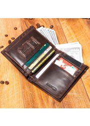 Smart Bluetooth Compatible Wallet Anti-lost Genuine Leather Mens Wallets Card Holder Wallet Finder Gifts Dad Free Engraving