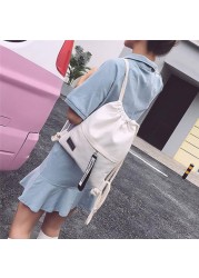 Canvas Drawstring Backpack School Gym Canvas Drawstring Bag Canvas Storage Pack Backpack Pouch for School Pack for Teen