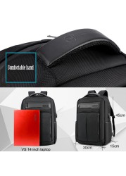 New arrivals men's backpack for 15.6 inch laptop backpack large capacity casual style bags water repellent school backpack