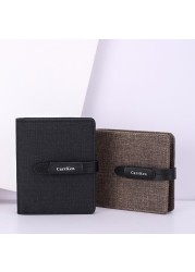 2022 New Men Wallets Small Purse Men Coin Bag Drawstring Short Male Purse Oxford Fabric Card Holder Purse billetera hombre