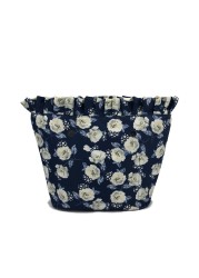 Women's Classic Mini Floral Briefcase Bag, Interior Zipper Pocket, Water Resistant Coating