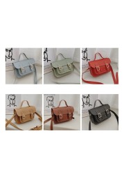 1 Set DIY Handbag Retro Style Hand Stitching With Sewing Tools Handle Shoulder Bags Accessories PU Leather Adjustable Strap