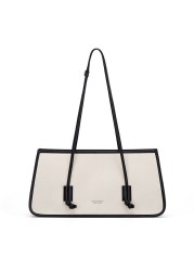 Elegant Trapezoid Shoulder Bag for Women 2022 Handbags Cream White Large Capacity Fashion Handbag Female Ladies Bags