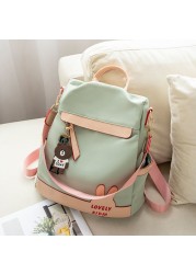 Anti-theft Backpack Female 2021 New Fashion All-match Oxford Cloth Backpack Large Capacity Travel School Bag Women Bookbag Mochila