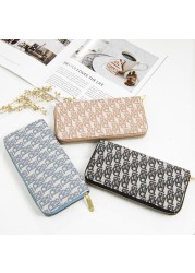 DNRXBD Long Women Wallet New Female Purses Coin Purse Card Holder Women Leather Wallets Clutch Bag Money Bag Purses Carteira