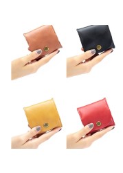 Adult Kids Small Coin Purse Earphone Holder Bag for Women Men PU Leather Small Purse Change Organizer Bag 6 Colors