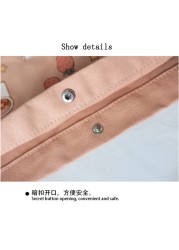 cute purse shoulder bags tote bags 2021 high quality fashion sweet japanese style cartoon pleated bow women shopper canvas bags