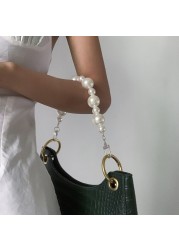 DIY Trend Exquisite Pearl Bag Chain Replacement Purse Fashion Luxury Designer Chain Shoulder Bag Strap Women Bag Accessories