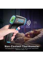 HeTaiDa 8813 Multifunction Non-contact Digital Infrared Thermometer Rapid Measurement Tool of Forehead Body Fever Thermometer