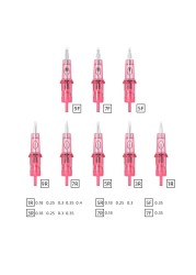 0.18 مللي متر 0.25 مللي متر 0.30 مللي متر SMP & PMU الوشم خرطوشة الإبر Micropigmentation الدائم المكياج الحواجب كحل الشفاه Microblading