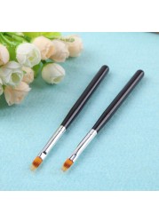 2pcs nail art gel pen brush nylon hair ombre brush nail art brushes soft nails manicure tools for gradient uv gel nail pen