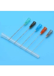 Blunt tip cannula for filler injection 18G 21G 22G 23G 25G 27G30G uric acid face fill nose slight blunt needle 2pcs/pack *10