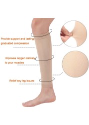 1 Pair Unisex Secondary Medical Compression Socks Medical Compression High Quality Knee Support Sleeve 30-40mmHg