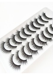 QUXINHAO wholesale 10 pairs lashes eyelashes cilios 3d mink lashes mink eyelashes wholesale false eyelashes maquiagem