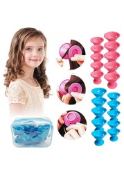 10/20/set Soft Rubber Magic Hair Care Rollers Silicone Hair Curler No Heat No Clip Hair Styling Curling DIY Tool for Hair Curler