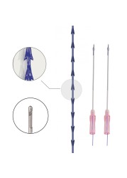 Korea Faciales Barbed Stitching Fox Eyebrow Polydioxanone 6d 4d 3D Molding Cones Cog Hilos Tensores PDO Threads Face Lift 5pcs/bag