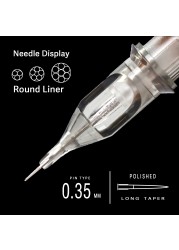 EZ Tattoo Needles Revolution Round Liner Cartridge #10 (0.30mm needle) RC1003RL RC1005RLRC1007RL RC1009RL RC1014RL 20pcs/lot