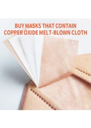 10/20pcs FFp2 Masks Reuse Copper Oxide Ion Kn95 Dust Inactivated Five Layer Fashion Protection Adult Face Mascarillas