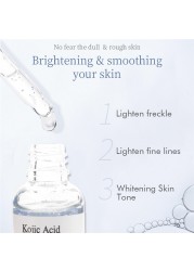 30ml Kojic Acid Moisturizing Serum Anti Aging Natural Skin Care Serum Nourish Brightening Skin Tone Facial Stock Solution TSLM1