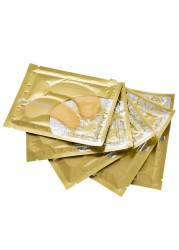 20pcs=10Pairs Beauty Gold Crystal Collagen Eye Mask Eye Patch For Eyes Mask Acne Korean Collagen Mask Skin Care