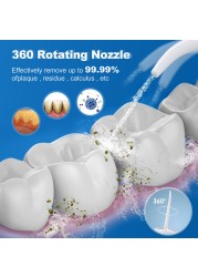 Water Pick Oral Washer Oral Irrigator Dental Water Jet Silkworm For Teeth Cleaning Teeth Whitening Cleaner Portable Waterproof