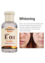 Pretty Cowry /sunshine Vitamin e oil Pure er Skin beauty 70000iu Sunshine Naturals Natural Aromatherapy Massage Base Carri