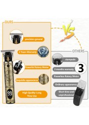 T9 Hair Clipper for Men Professional Hair Cutting Machine Barber Beard Trimmer Trimmer Electric Shaver for Men Dragon Hair Clipper