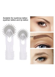 Roller Microblading Needle Tattoo Eyebrows Microshading Fog Blade For Embroidery Permanent Makeup Manual Micro Pen Easy Color