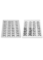 3D False Eyelashes Fluffy Handmade False Eyelashes Enlarge Comfortable Eyes For Dating Party Makeup