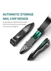 INNERHOUSE Stainless Steel Cicada Nail Clipper With Nail File Anti Splash Nail Trimmer Scissors Manicure Pedicure Tool Set