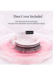 3D False Eyelashes Reusable Self-adhesive Fake Eye Lashes Glue Free Easy to Wear Natural Eyelashes Extension Makeup Tool