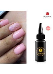 MSHARE Builder Nail Extension Gel Refill Nails Extension Thick Quick Building Clear Pink Led UV Gel Soak Off 30ml