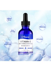 Alliwise Vitamin E anti-wrinkle essence Shrink pores Brighten skin tone Improve complexion Dry lines and fine lines Moisturizing tight